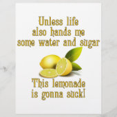Making Lemonade Flyer (Voorkant)