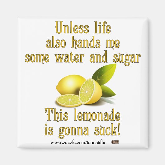 Making Lemonade Magneet (Voorkant)