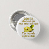 Making Lemonade Ronde Button 3,2 Cm (Voorkant /achterkant)