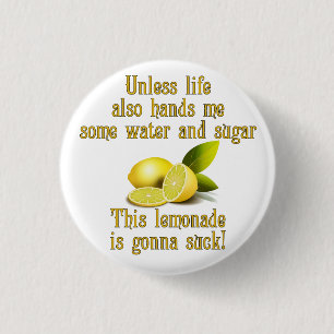 Making Lemonade Ronde Button 3,2 Cm