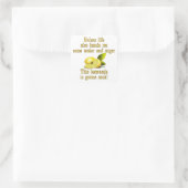 Making Lemonade Vierkante Sticker (Tas)