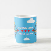 Making Love Great Again – Grappige Cupid Parodie M Koffiemok (Center)