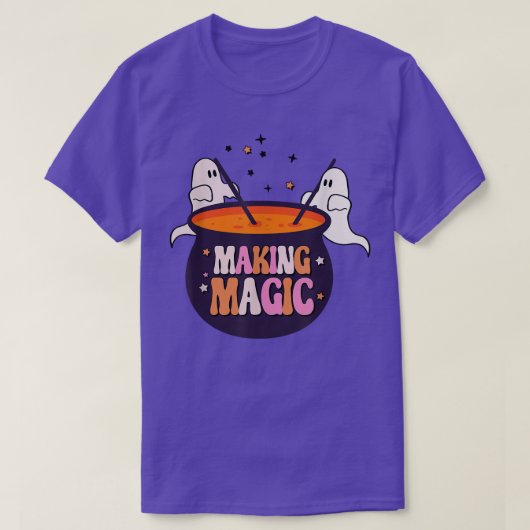 Making Magic Ghost Witch Posion Witch Vibes Spooky T-shirt (Design voorkant)