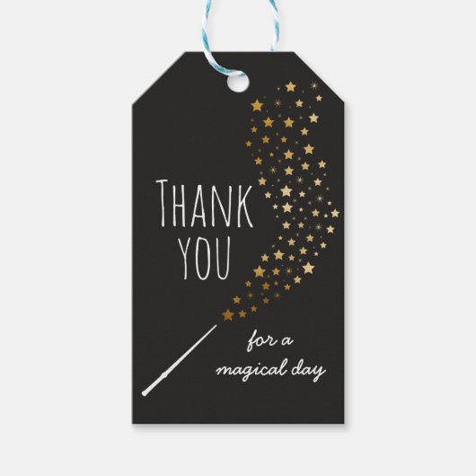 Making Magic Verjaardagsfeestje Dank u Label Cadeaulabel (Voorkant)