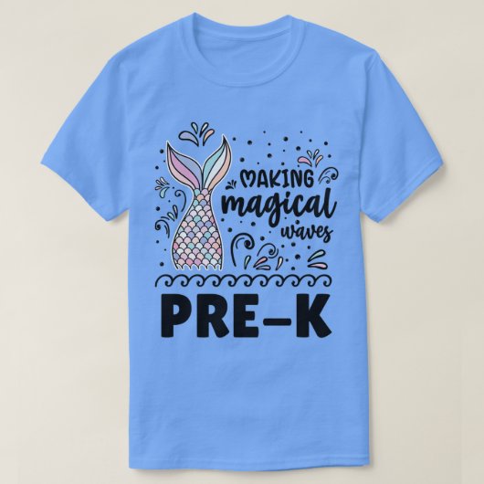 Making Magical Waves Kindergarten T-shirt (Design voorkant)
