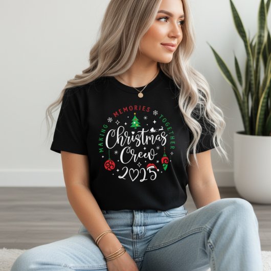 Making Memories Together Christmas Crew 2025 Tri-Blend Shirt