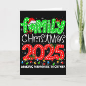 Making Memories Together Family Christmas 2025 Xma Kaart (Voorkant)