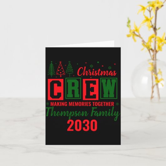 Making Memories Together Ized Christmas Crew _1  Kaart (Gele Bloem)