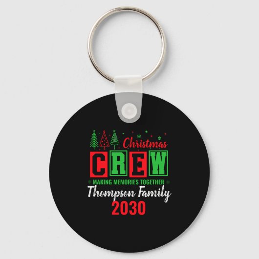 Making Memories Together Ized Christmas Crew Sleutelhanger (Voorkant)