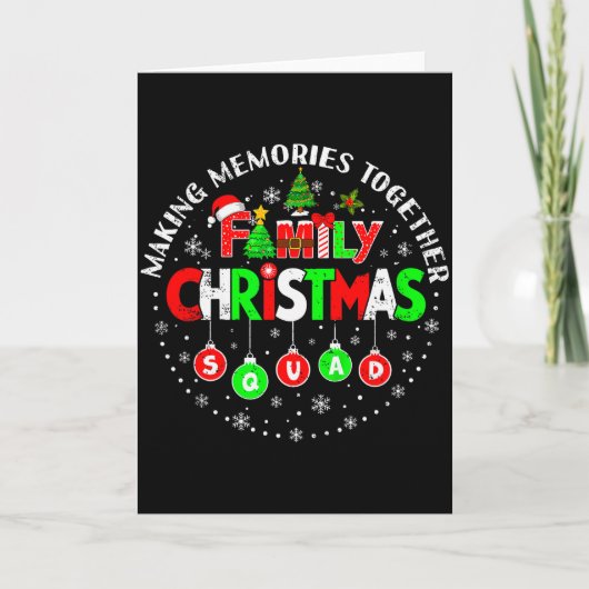 Making Memories Together Matching Squad Santa Elf Kaart (Voorkant)