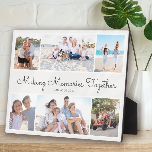 Making Memories Together Photo Collage Keepsake Fotoplaat