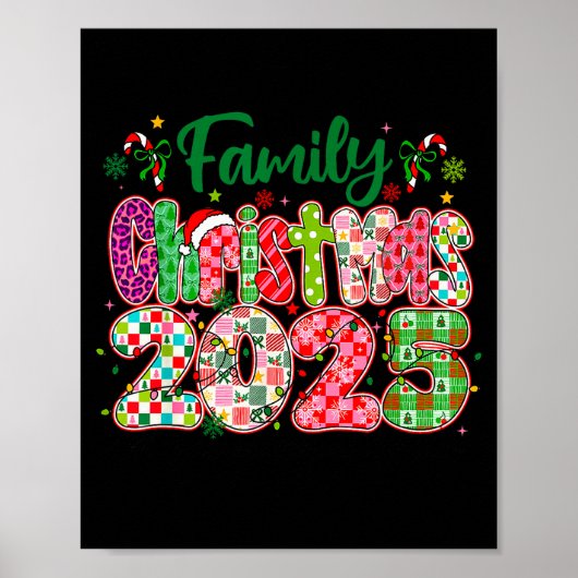 Making Memories Together Xmas Pajamas Family Chris Poster (Voorkant)