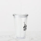 Making Moves Mama Duck and Ducklings Motivational Acryl Drinkbeker (Rechts)