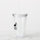 Making Moves Mama Duck and Ducklings Motivational Acryl Drinkbeker (Links)