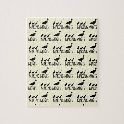 Making Moves Mama Duck and Ducklings Motivational Legpuzzel (Verticaal)