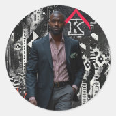 Making Moves Ronde Sticker (Voorkant)