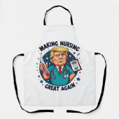Making Nursing Great Again Funny Nursing Gift Schort (Voorkant)