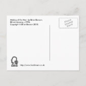 Making of the Man, door Brian Benson Briefkaart (Achterkant)