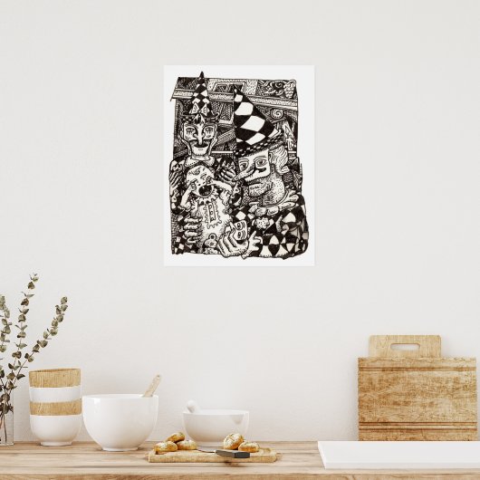 Making of the Man, door Brian Benson Poster (Keuken)