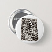 Making-of-the-man door Brian Benson Ronde Button 5,7 Cm (Voorkant /achterkant)