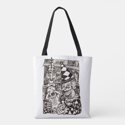 Making of the Man, door Brian Benson Tote Bag (Achterkant)