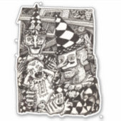 Making of the Man, door Brian Benson, Vinyl Sticke Sticker (Voorkant)