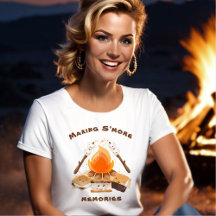 Making S'more Memories Leuk Campfire T-shirt