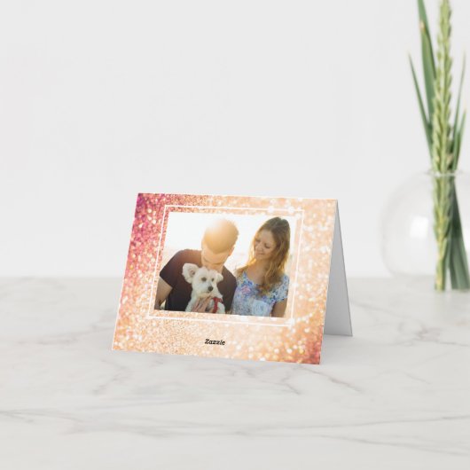 Making Spirits Bright 2 Fotosessiegroet Feestdagen Kaart (Achterkant)