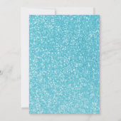 Making Spirits Bright Blauwe kerstvlakke Kaart (Achterkant)