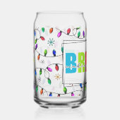 Making spirits bright blikvorm glas (Voorkant)