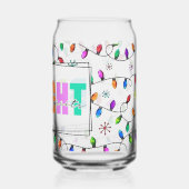 Making spirits bright blikvorm glas (Achterkant)