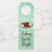Making Spirits Bright Bottle Hanger Labels (Voorkant)