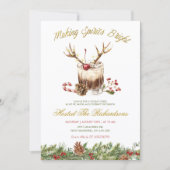 Making Spirits Bright Christmas Cocktail Party Kaart (Voorkant)