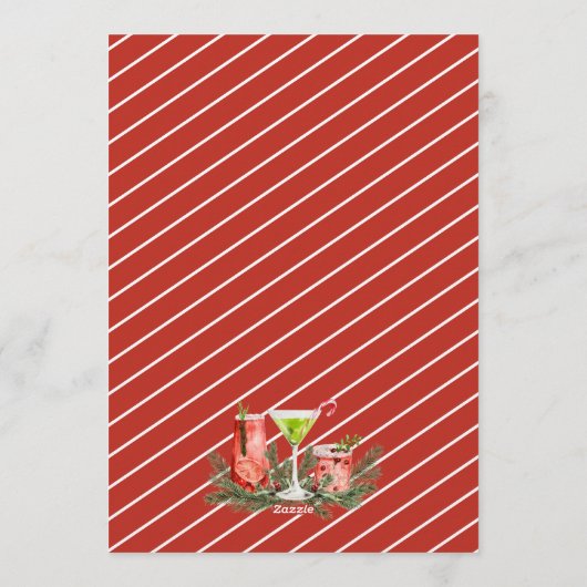 Making Spirits Bright Christmas Open House  Kaart (Achterkant)