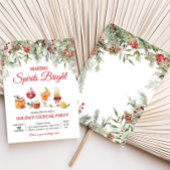 Making Spirits Bright Cocktail Christmas Party Kaart