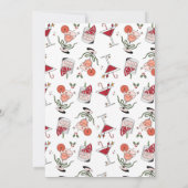 Making Spirits Bright Cocktails Kerstparty Kaart (Achterkant)