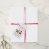 Making Spirits Bright Custom Holiday Cadeaulabel (Met Touw)