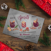 Making Spirits Bright | Feestelijke Cocktailparty Acryl Uitnodigingen