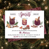 Making Spirits Bright | Feestelijke Cocktailparty Kaart