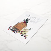 Making Spirits Bright Festive Whisky Real  Folie H Folie Feestdagenkaart (Gedraaid)