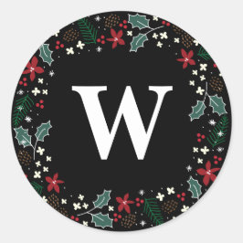 Making Spirits Bright gepersonaliseerde vakantie S Ronde Sticker