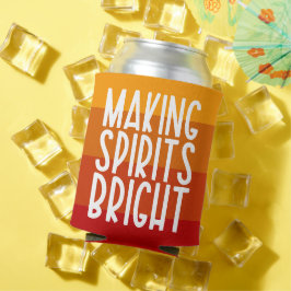 Making Spirits Bright Grappige Thanksgiving-feest Blikjeskoeler