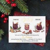 Making Spirits Bright | Holiday Cocktail Party Folie Uitnodiging