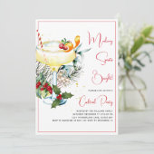 Making Spirits Bright Holiday Cocktail Party Kaart (Staand voorkant)