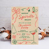 Making Spirits Bright | Holiday Cocktail Party Kaart