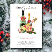 Making Spirits Bright Holiday Cocktail Party Kaart