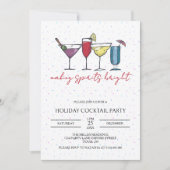 Making Spirits Bright Holiday Cocktail Party Kaart (Voorkant)