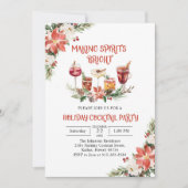 Making Spirits Bright Holiday Cocktail Party Kaart (Voorkant)