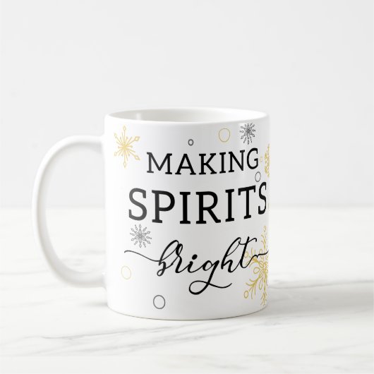 Making Spirits Bright Holiday Koffiemok (Links)