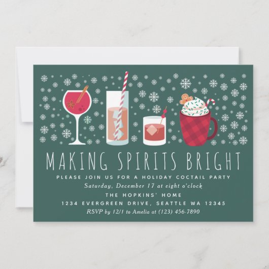 Making Spirits Bright Holiday Party (Voorkant)